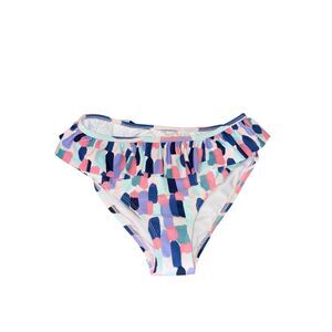 NWT Girls Kate Space Swim bottoms paint swatch frill colorful fun patterned